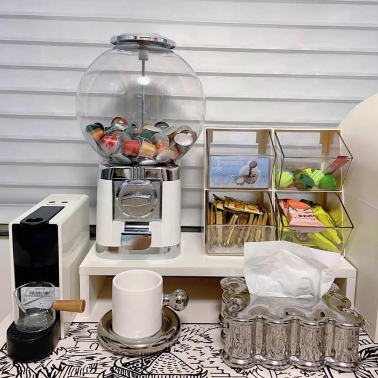 Riuuyyi ガチャマシン 業務用 ガチャガチャ本体 コインなしガチャポン イベント 福引き 小道具 楽しいカプセルマシン ガチャ Yinxiufa  ガチャマシン 本体 ガチャマシン コインなしガチャポン 楽しいカプセルマシン ガチャマシーン ドーム型 イベント Amazon | Riuuyyi  ...