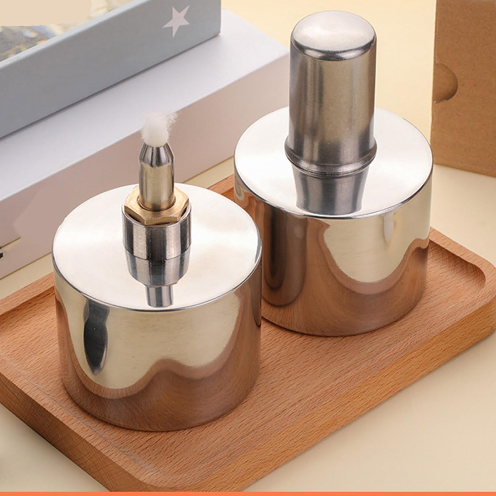 Brûleurs à alcool en acier inoxydable pour laboratoire, chimie, lampe de laboratoire dentaire avec outil de chauffage à mèche