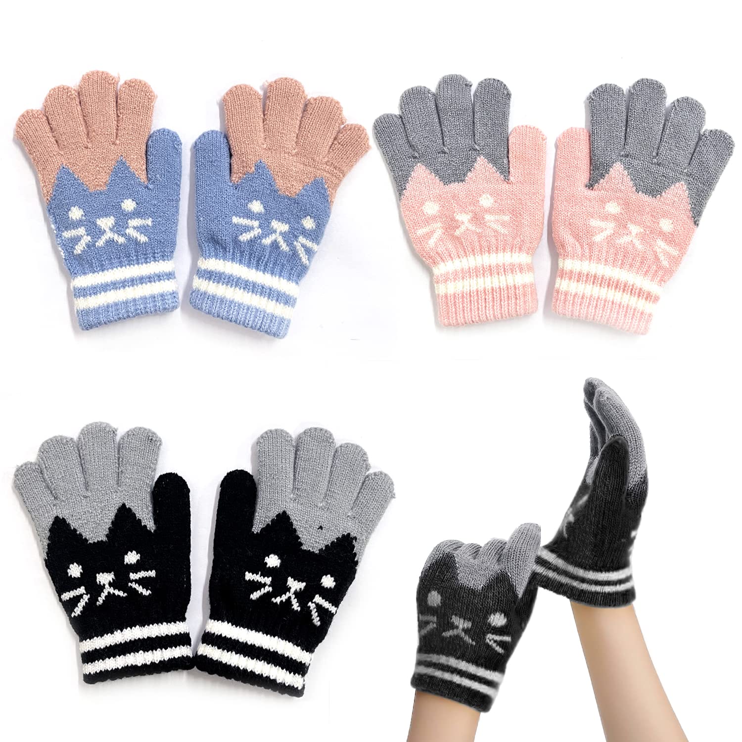 Guanti Da Sci Bambini Findway - Termici, Impermeabili, Antivento Con Palmo Antiscivolo, Per Neve E Sport - Foto 9