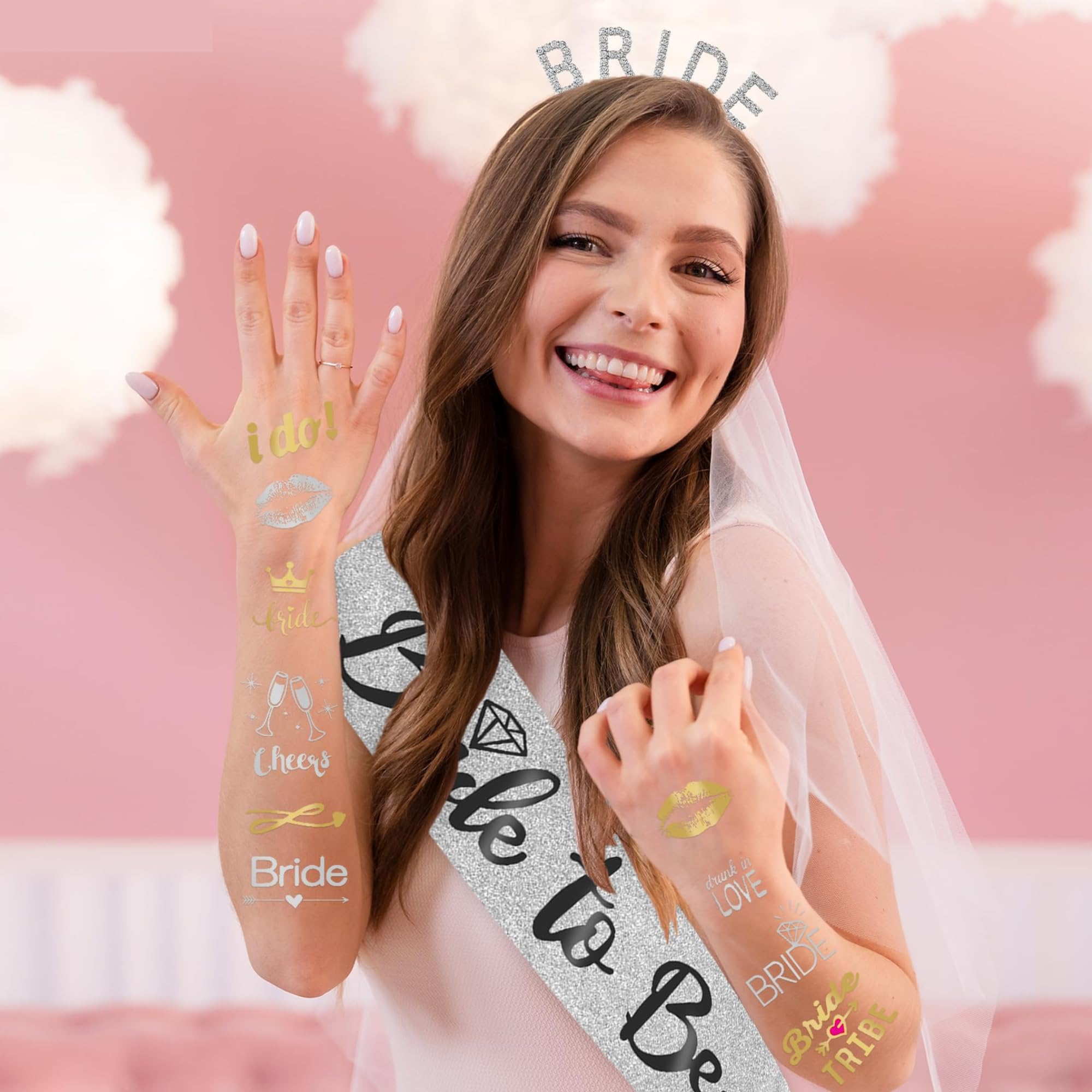 Bachelorette Sash And Veil