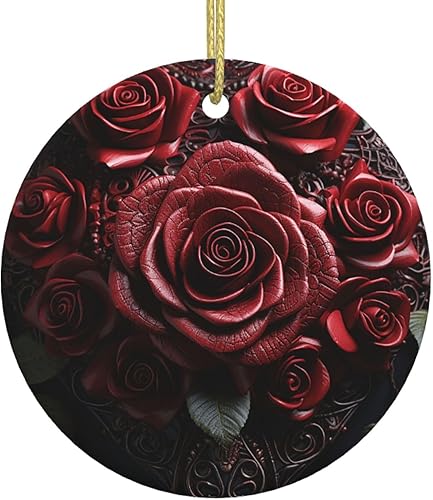 Miniatura 14 de Christmas Ornament 2.9" Christmas Tree Ceramic Round Pendant Retro Cool Camera Collection Christmas Tree Hanging Ornament Accessories 2025 Christmas