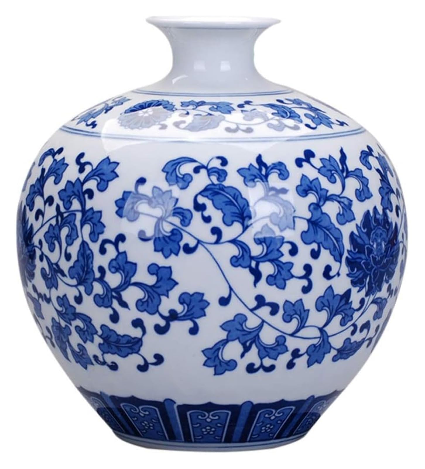 Vase Desktop Ceramic Classical Creative High-grade for Decoration Household Wedding Living Bedoffice