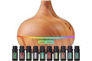 Ultimate Aromatherapy Diffuser & Essential Oil Set: Enhanced Tranquility with Melatonin