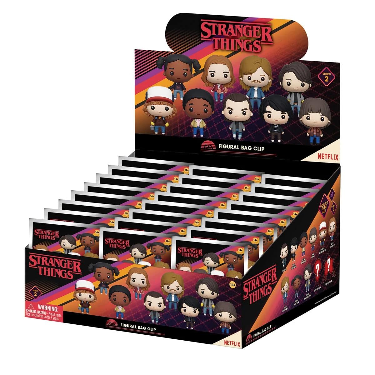 ストレンジャーシングス　ストシン　フィギュア バッグクリップ　5種セット Amazon.com: Stranger Things Series 2 – 5