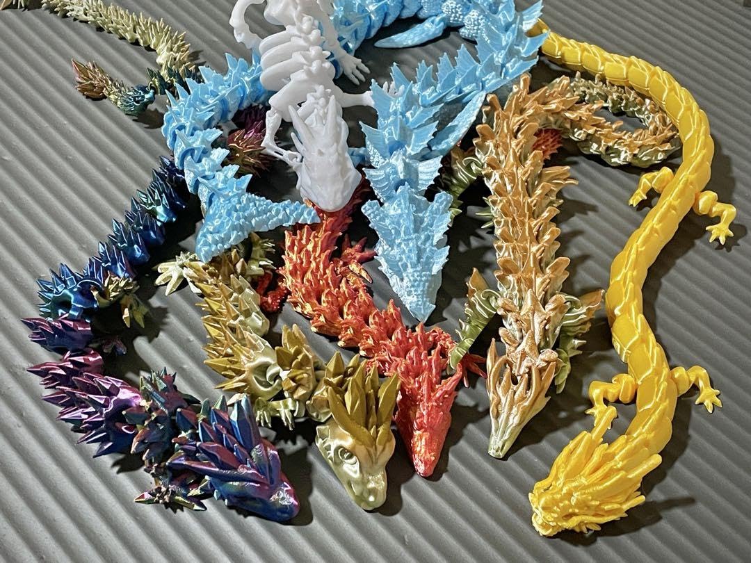 日本のドラゴンアート装飾品 Amazon.co.jp: 3D プリントドラゴン 3D プリント中国のドラゴン神龍