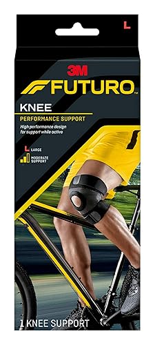 Futuro Sport Apoyo de rodilla con control de humedad, Futuro, L, 1, 1