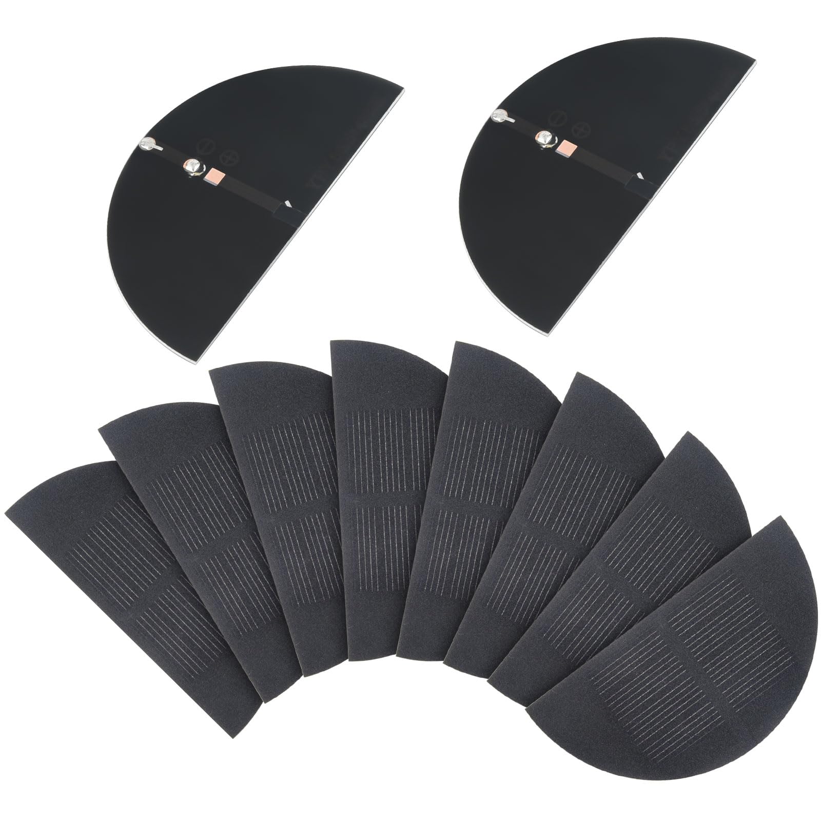 Soshine 10pcs Small Solar Panels - 0.45w 2v Mini Solar Panels with High Performance Monocrystalline for Solar Light,Science Project