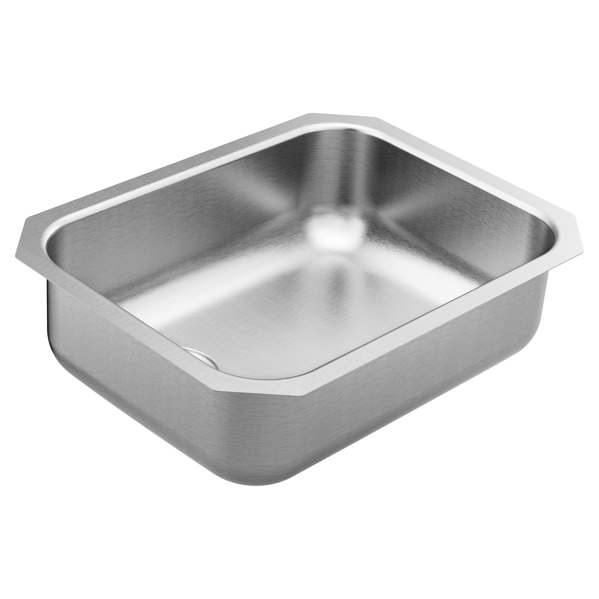 Fregadero de acero inoxidable de un cuenco Moen GS18192L cubeta grande cepillada