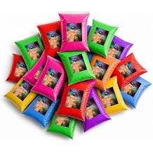 ARELUX Holi Color Run Powder 24 Pack 75g Each, Total 4LBS Natural Assorted Rangoli Powder Bulk, Washable Chalk Paint Powder for Color War, Fun Run, Summer Camp, Photoshoot & Festival Party