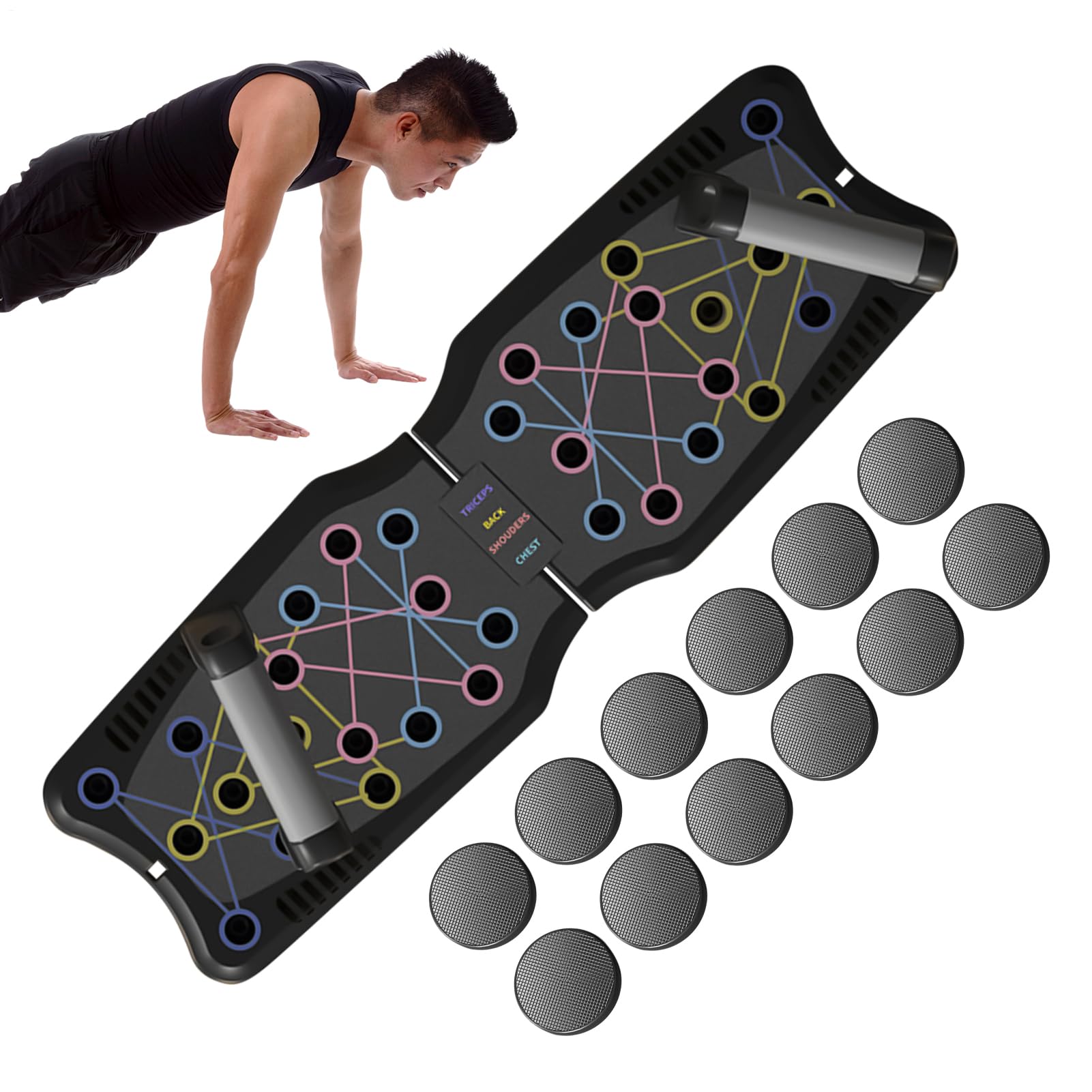 Supports de pompes pliables multi-angles pour préserver vos poignets - 8