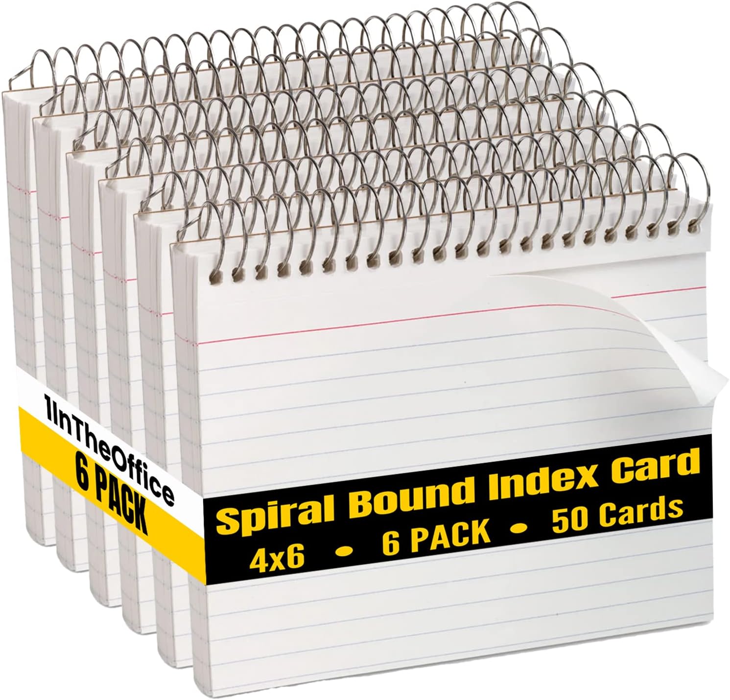 Mead Wirebound Ruled Index Cards, 4 X 6 Inches (63138),white Index Card Binding