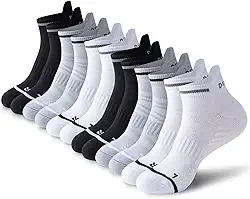 Meias acolchoadas de alto desempenho para homens e mulheres, unissex, corte baixo, design R L, salto atlético, aba, maratona, corrida, esportes