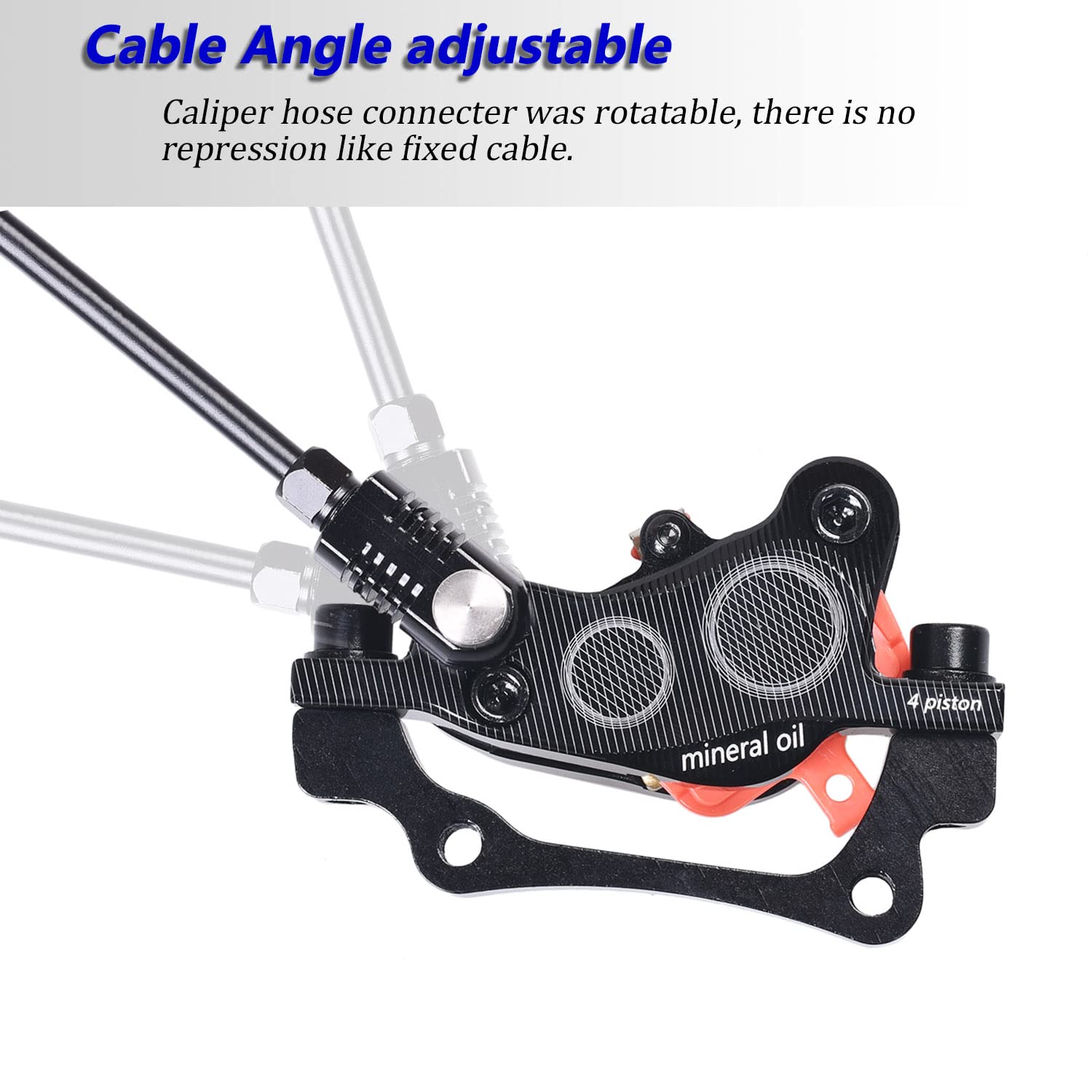 Kit Freni Idraulici Mtb ZTTO MTB Piston Hydraulic Disc Brake CNC