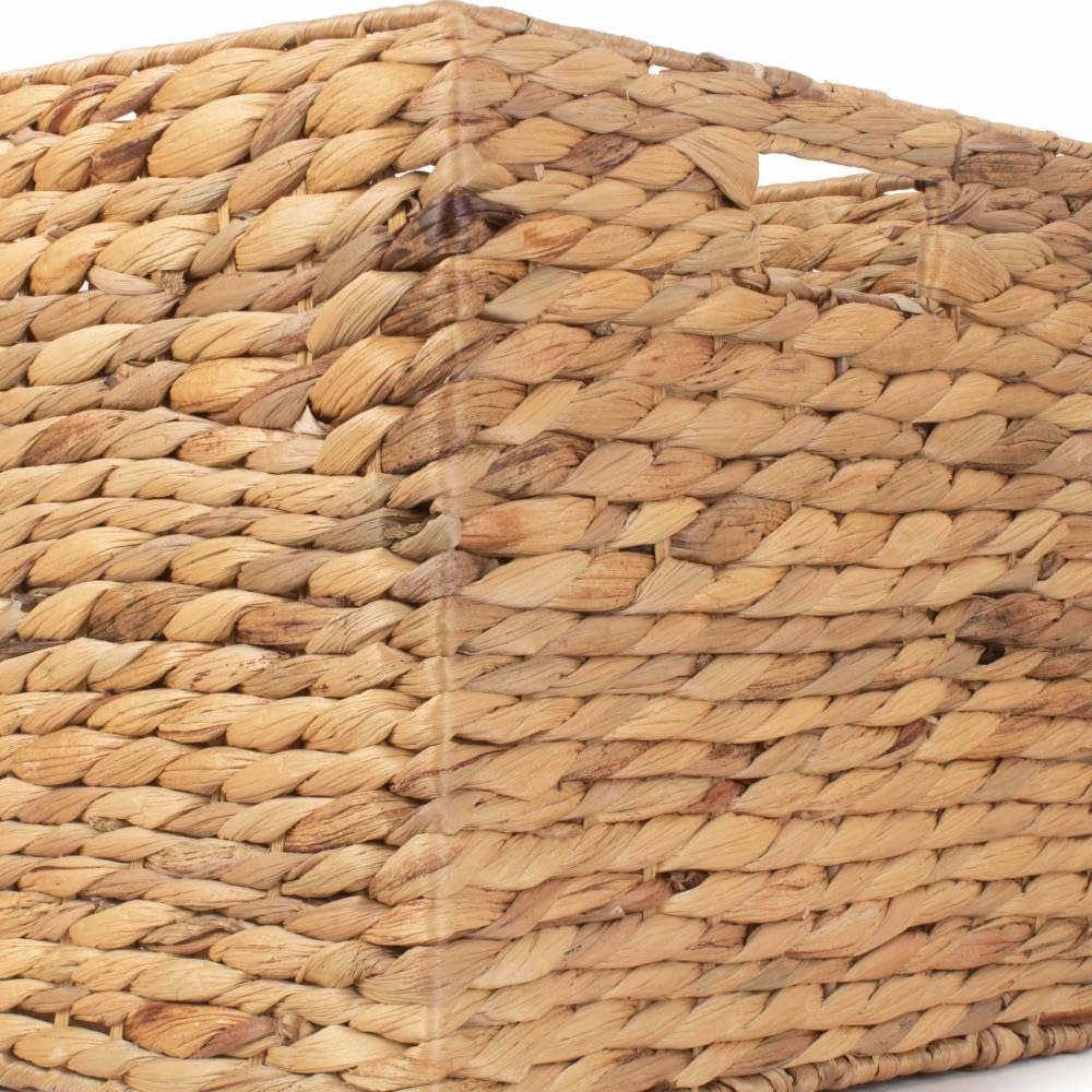 Red Hamper Cesta de Almacenamiento Cuadrada Mediana WH002/2 con Jacinto de Agua