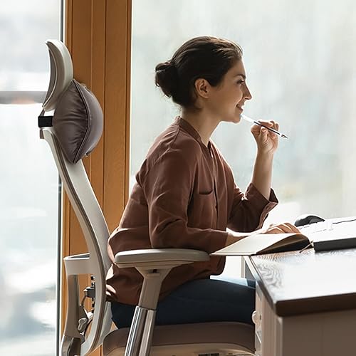 Miniatura 8 de Paquete de 2 almohadas para el cuello del automóvil, almohada para reposacabezas de automóvil, almohada de espuma viscoelástica para aliviar el