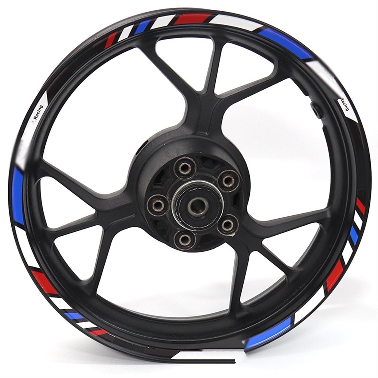 Motorcycle Rim Stickers Edge Sticker Stripes Reflective Decals Accessories for CBR650R CBR 650R(Color5)