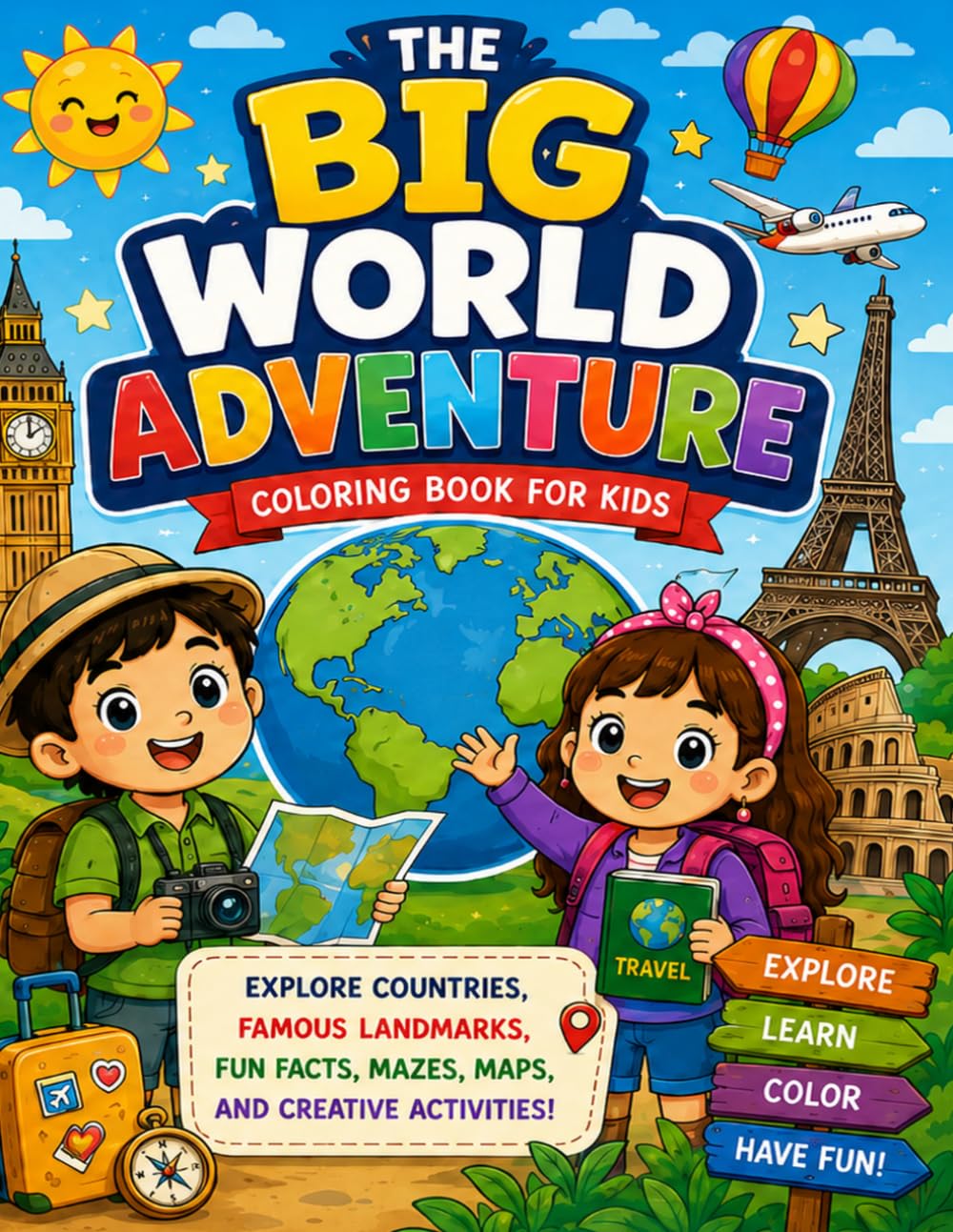 The Big World adventures coloring book