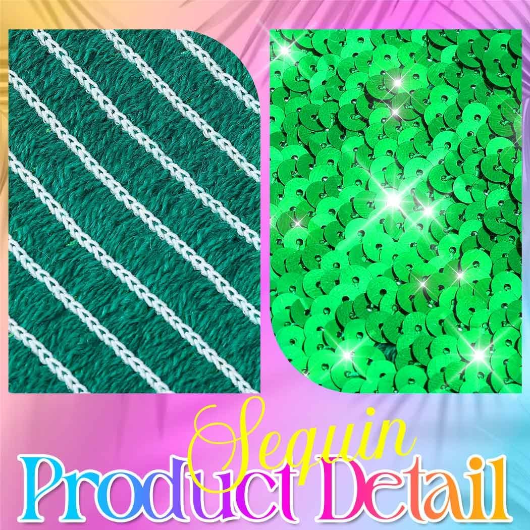 Nicute Sequin Tube Top Sparkly Crop Tops for Women