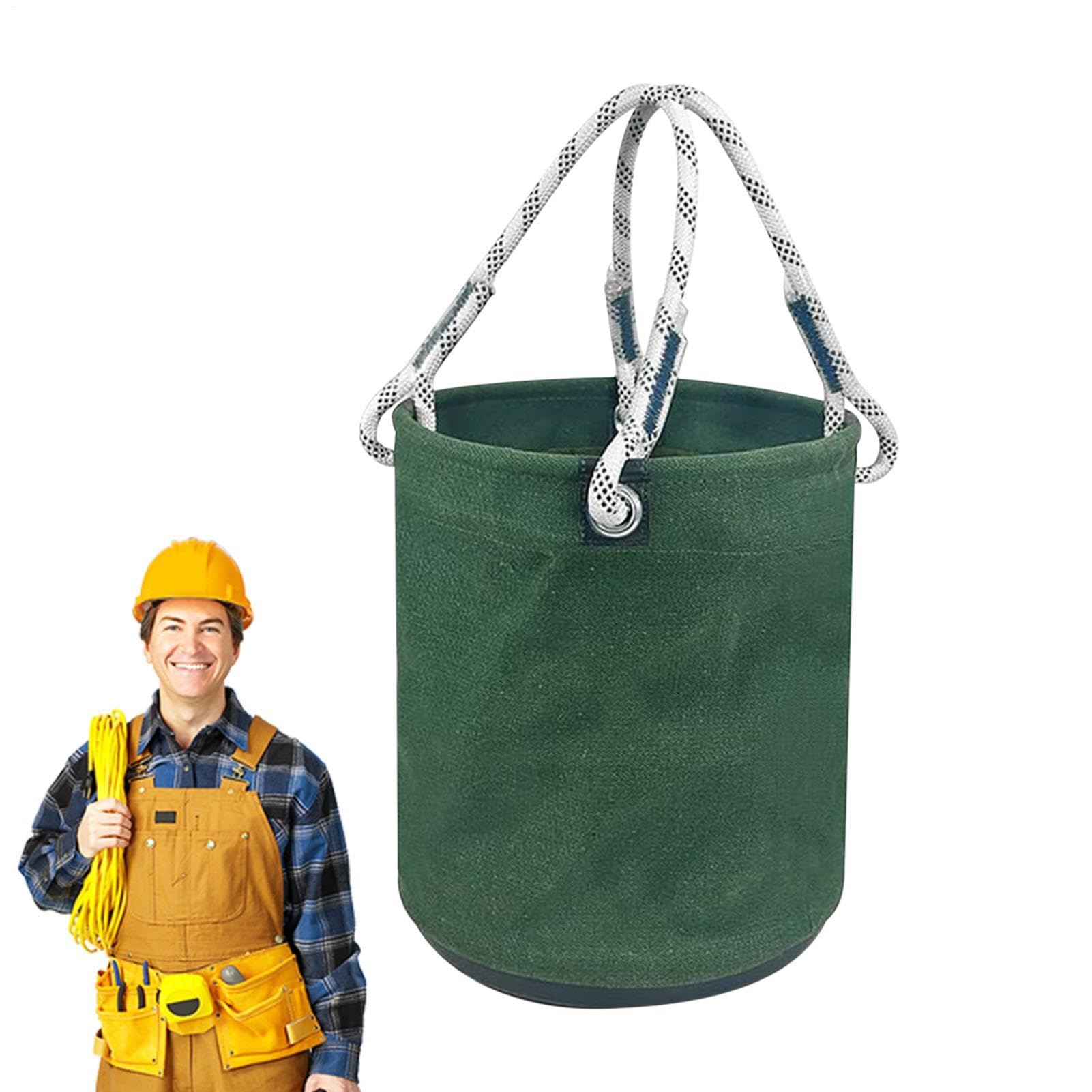 Borsa Secchio per Attrezzi Elettrici Organizzatore Per Attrezzi Elettrici | Tascone da Lavoro Leggero e Robusto per Professionisti di Giardinaggio Costruzioni Falegnameria