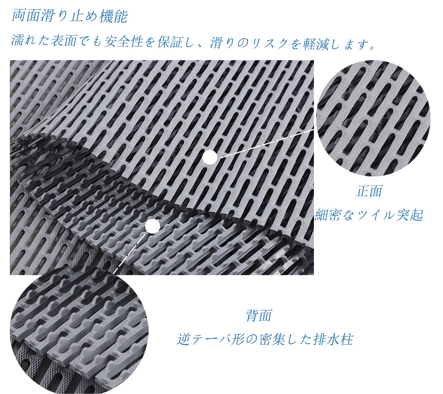 Yangweng お風呂マット 滑り止め 厚み5mm 防カビ 0.9*5m Amazon｜Yangweng お風呂マット 滑り止め 排水 転倒防止 厚み5mm