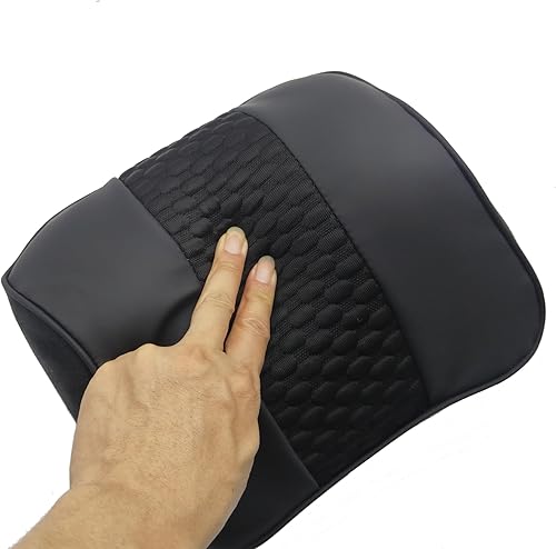 Miniatura 10 de yuhuru Almohadas para el cuello del automóvil, 2 piezas, con cristales brillantes, para la mayoría de los automóviles, de terciopelo, no rellenas en