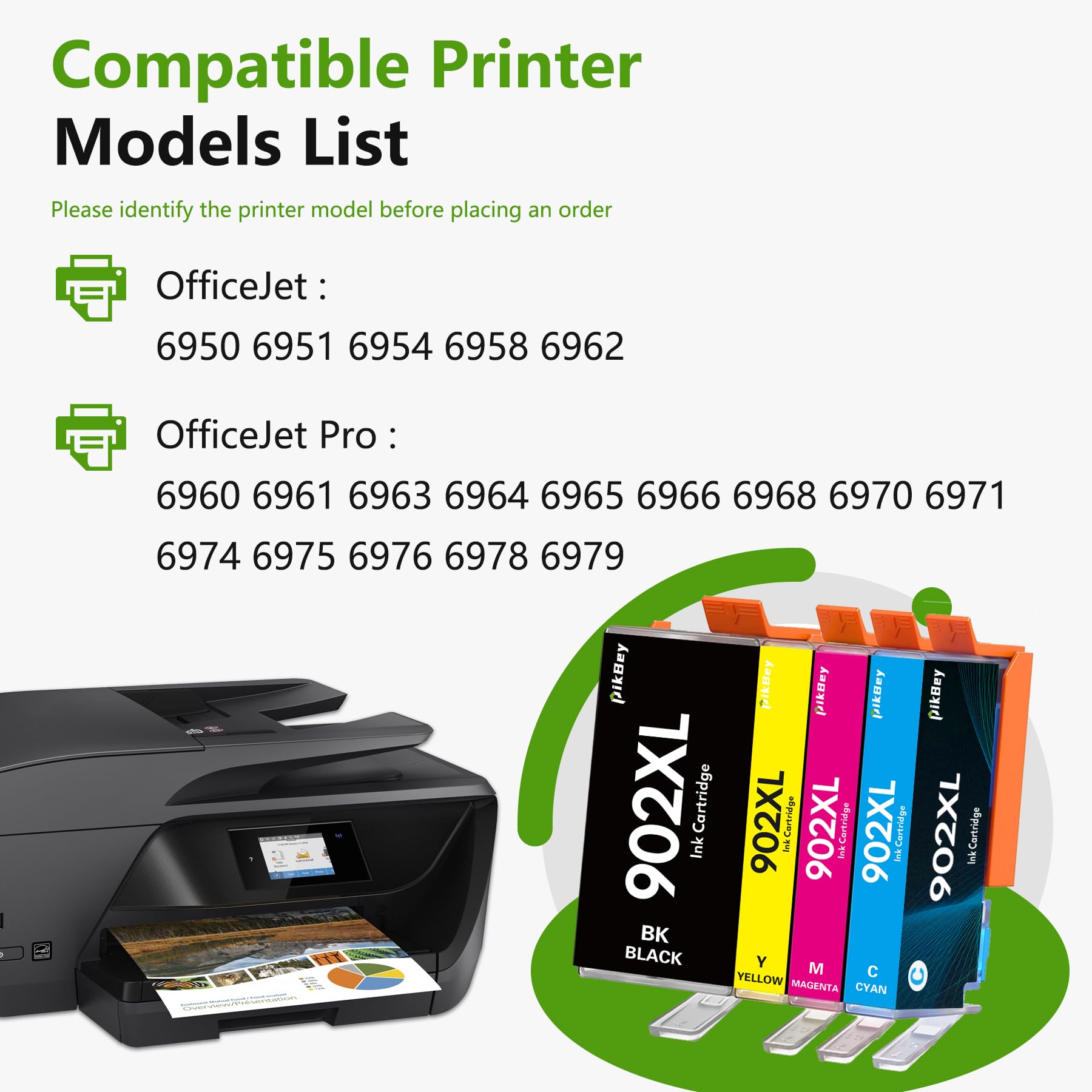 HP 903 Nero, Ciano, Giallo E Magenta, 6ZC73AE, Confezione Da 4 Cartucce Originali, Compatibili Con Stampanti OfficeJet 6950, OfficeJet Pro 6960 E 6970 - Foto 5
