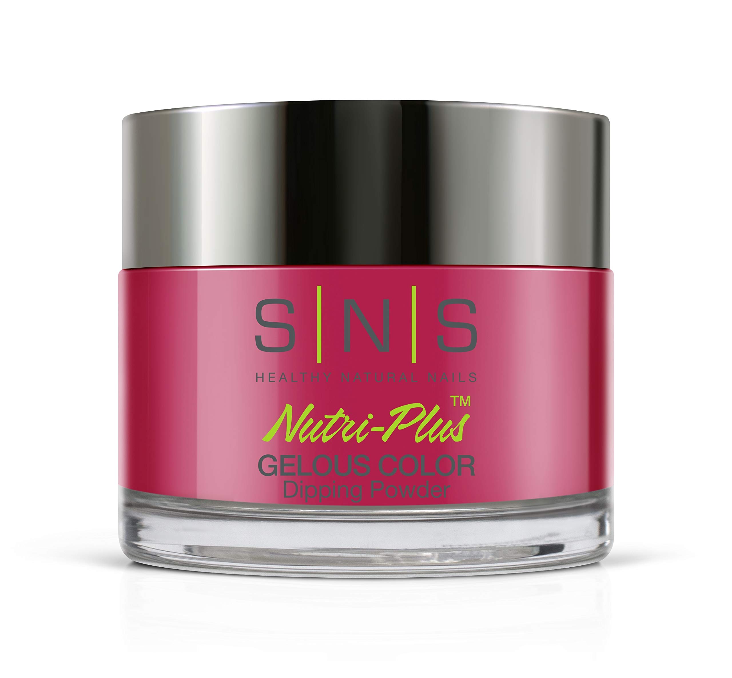 SNS Nail Dip Powder, Gelous Color Dipping Powder - Fresh Winter Berry (Pink/Red, Fuchsia Berry, Cream) - Long-Lasting Dip Nail Color Lasts 14 Days – Low-Odor & No UV Lamp Required - 1.5 oz