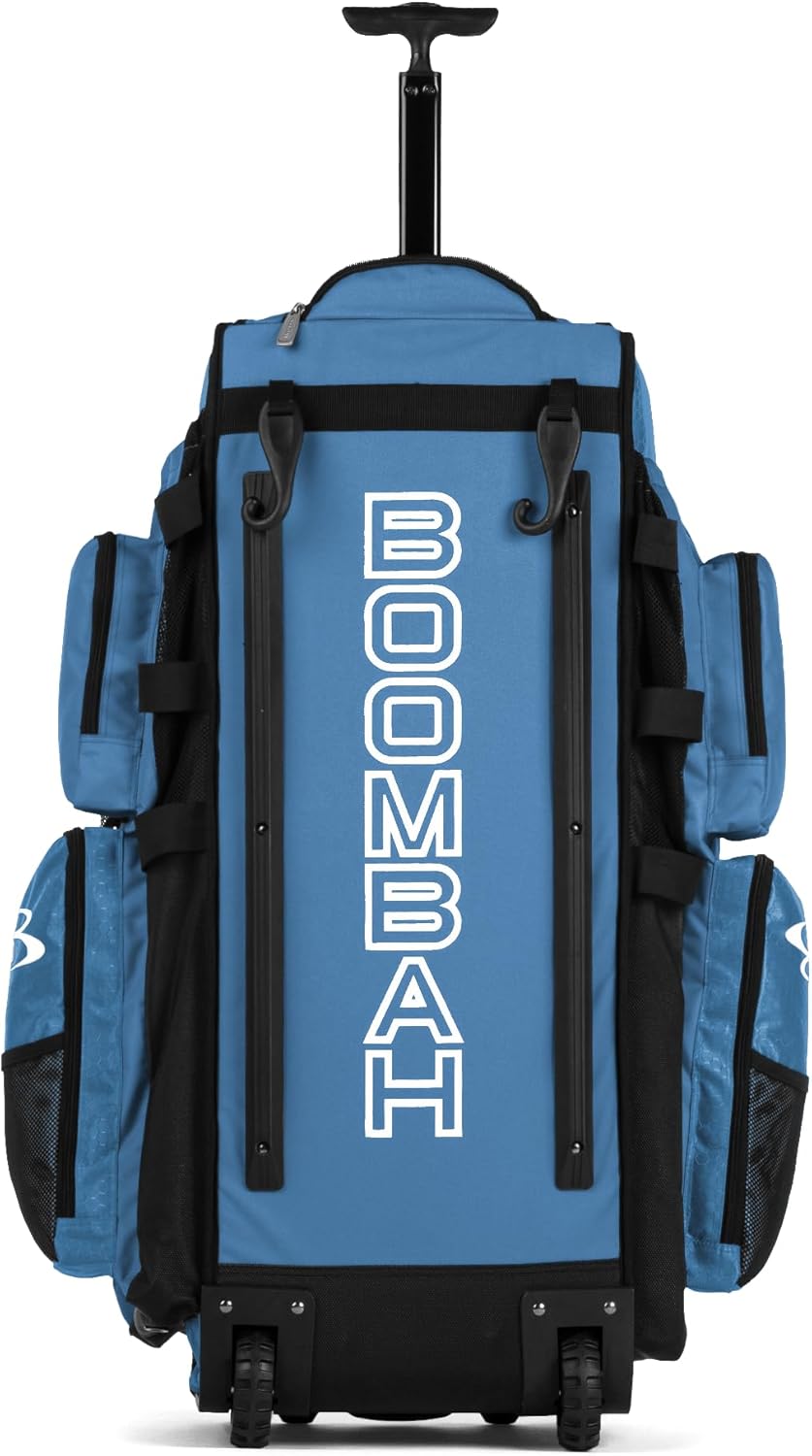 Boombah Superpack XL Rolling Bat Bag - 35.5" H x 13.5" W x 10" D - Multiple Colors - Wheeled Version
