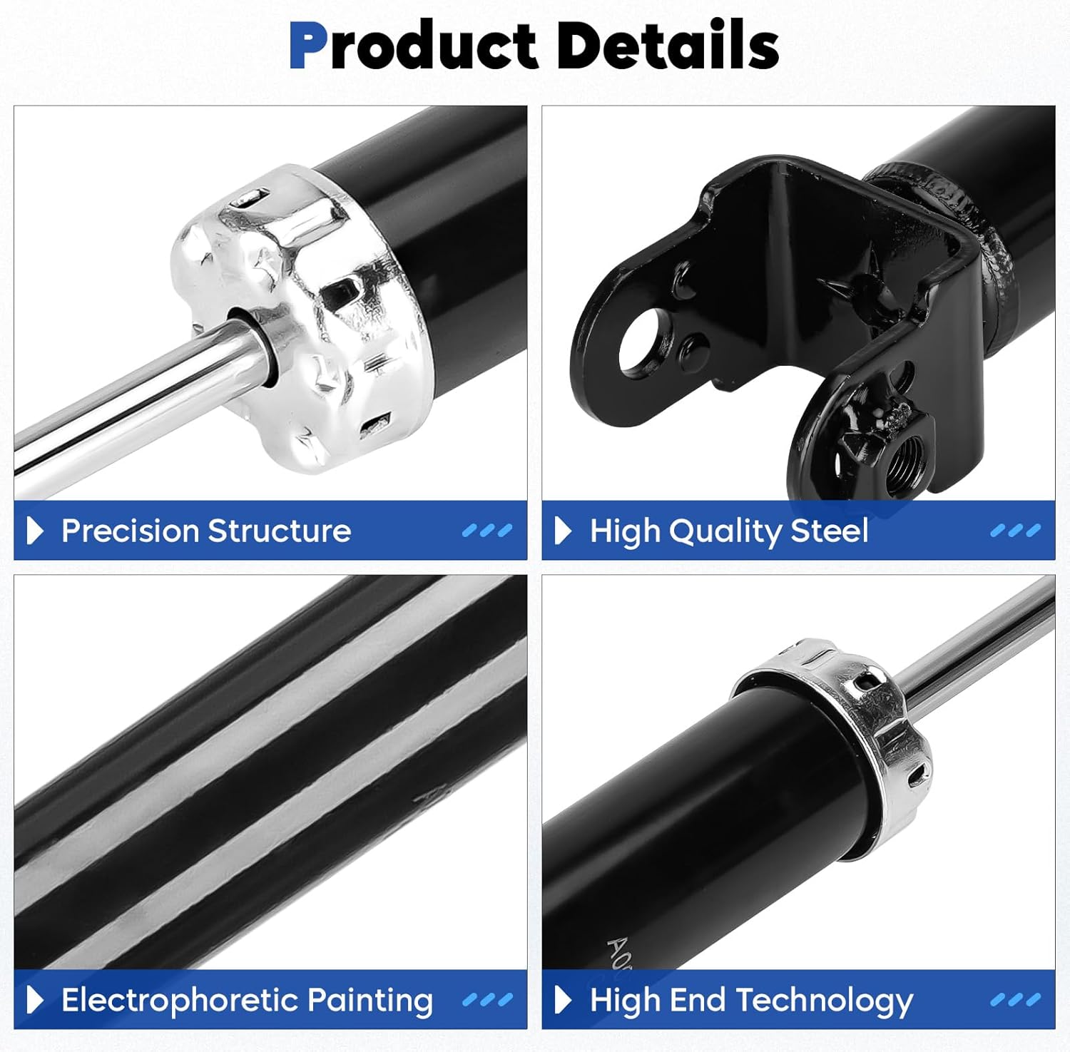 Rear Shock Absorber Struts Assembly Compatible with Nissan Altima 2002 2003 2004 2005 2006, Replace for 32410 344395, 2Pcs