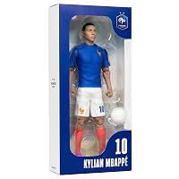 Megableu - Figura FFF Killian Mbappé # 10-20 cm - Grande figura realistica e articolata 10 punti