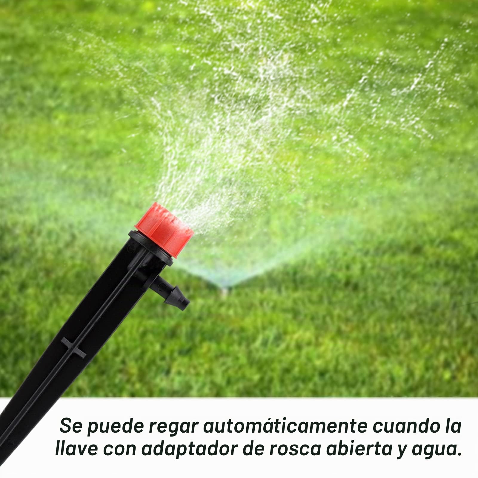 Ejoyous Kit de de Riego, Kit de Riego Automático, Juego de Riego por Microgoteo con Manguera de Aspersión de 25 M, para Plantas de Jardín Paisajístico, Flores de Invernadero