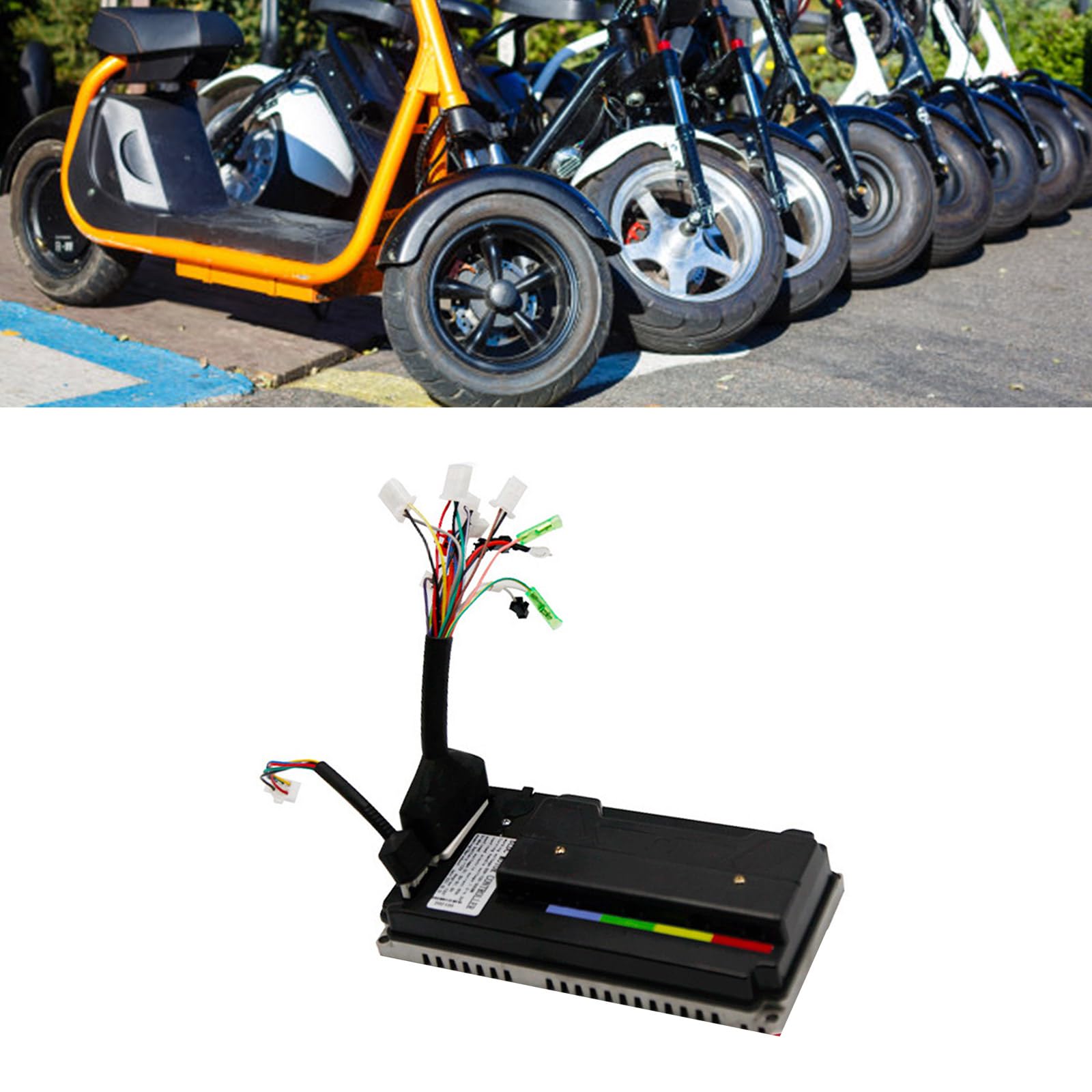 Controlador de motor sin escobillas 48-72 V 3000 W de velocidad para bicicletas eléctricas y scooters BLDC
