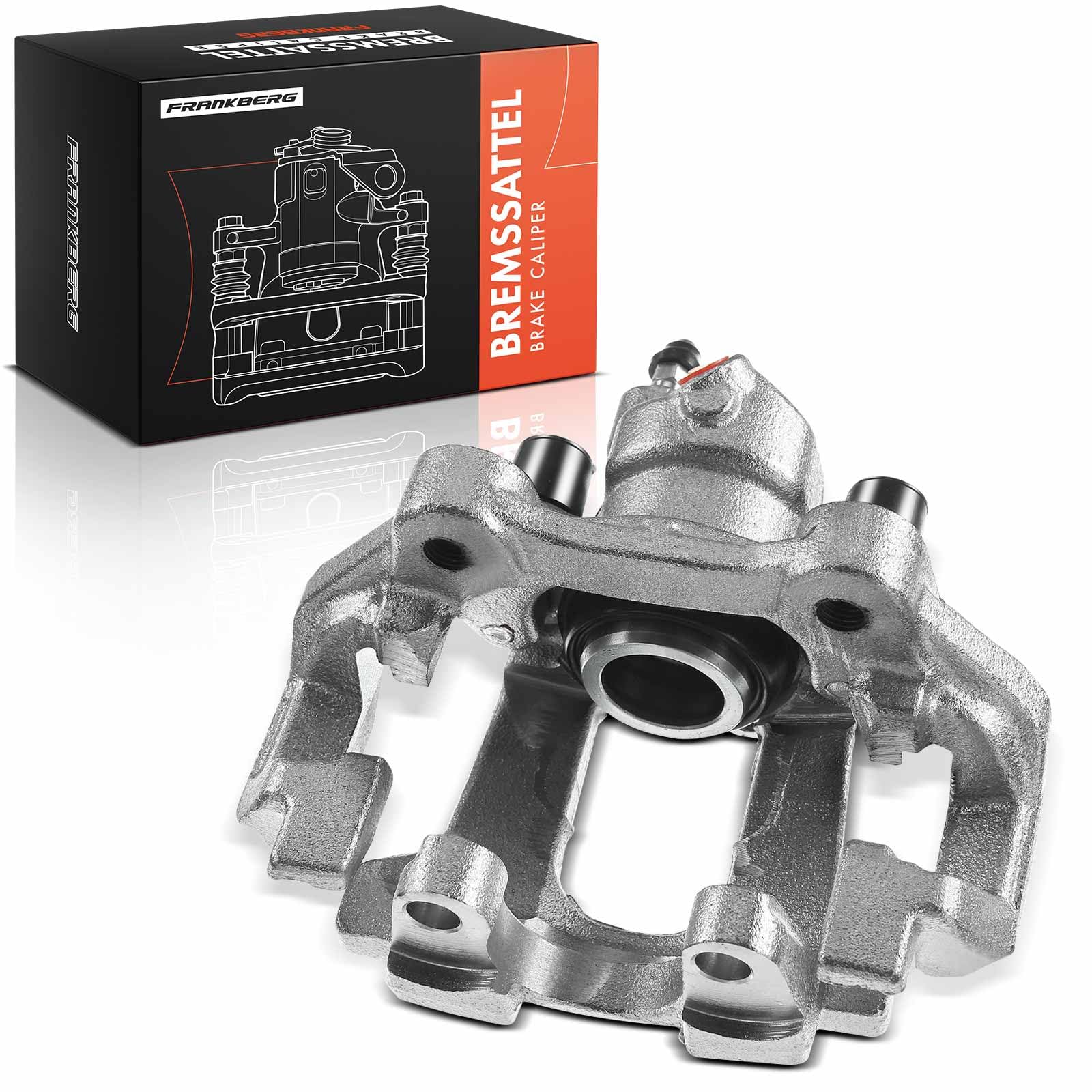 Frankberg Pinza Freno Posteriore Sinistra Con Staffa (Distanza di Fori della Staffa 90mm) Compatibile con Classe G W463 GL-Class X164 Classe R Classe M Replace# 0044203983