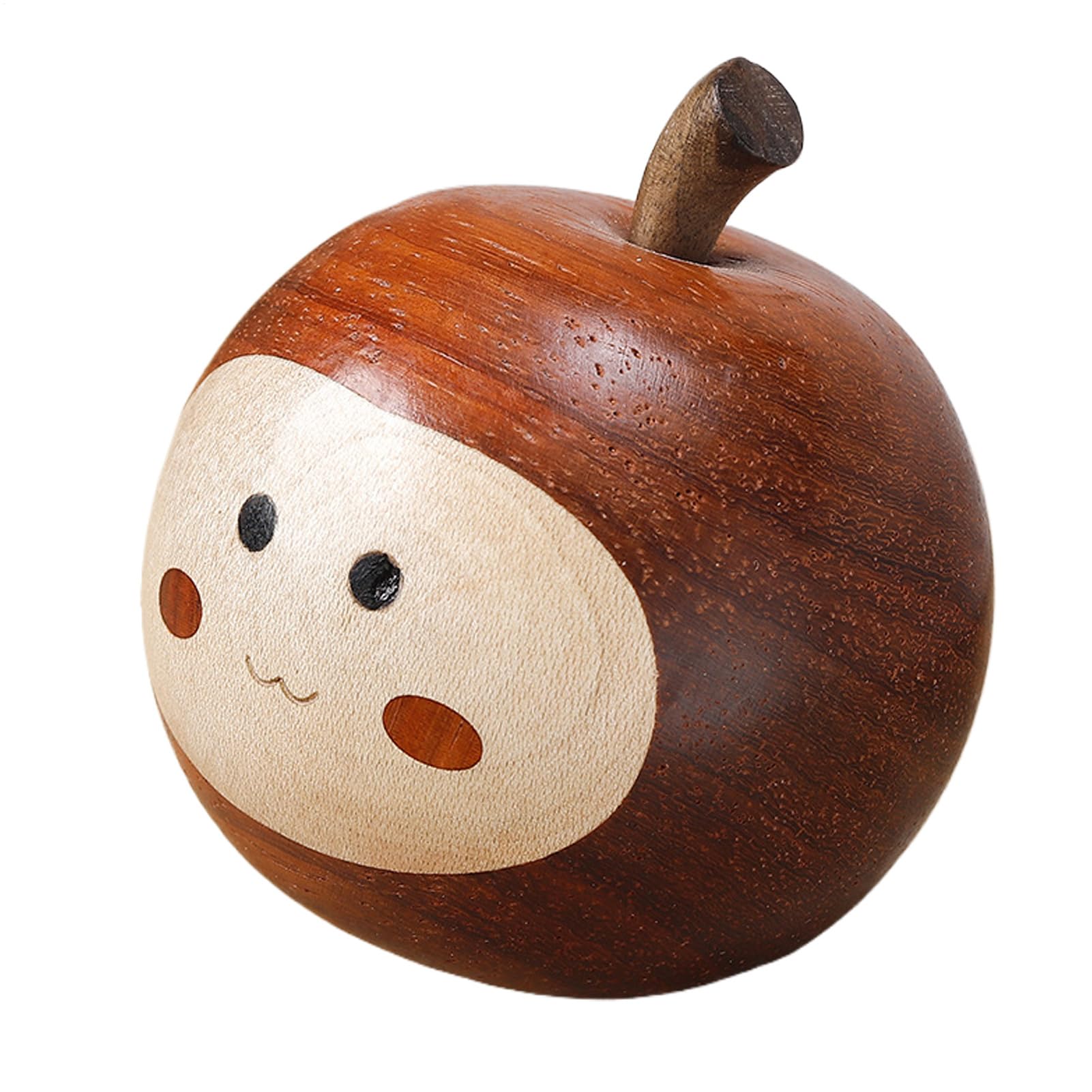 Figurine fruit en bois sculpté à la main : art de table chic et artisanal