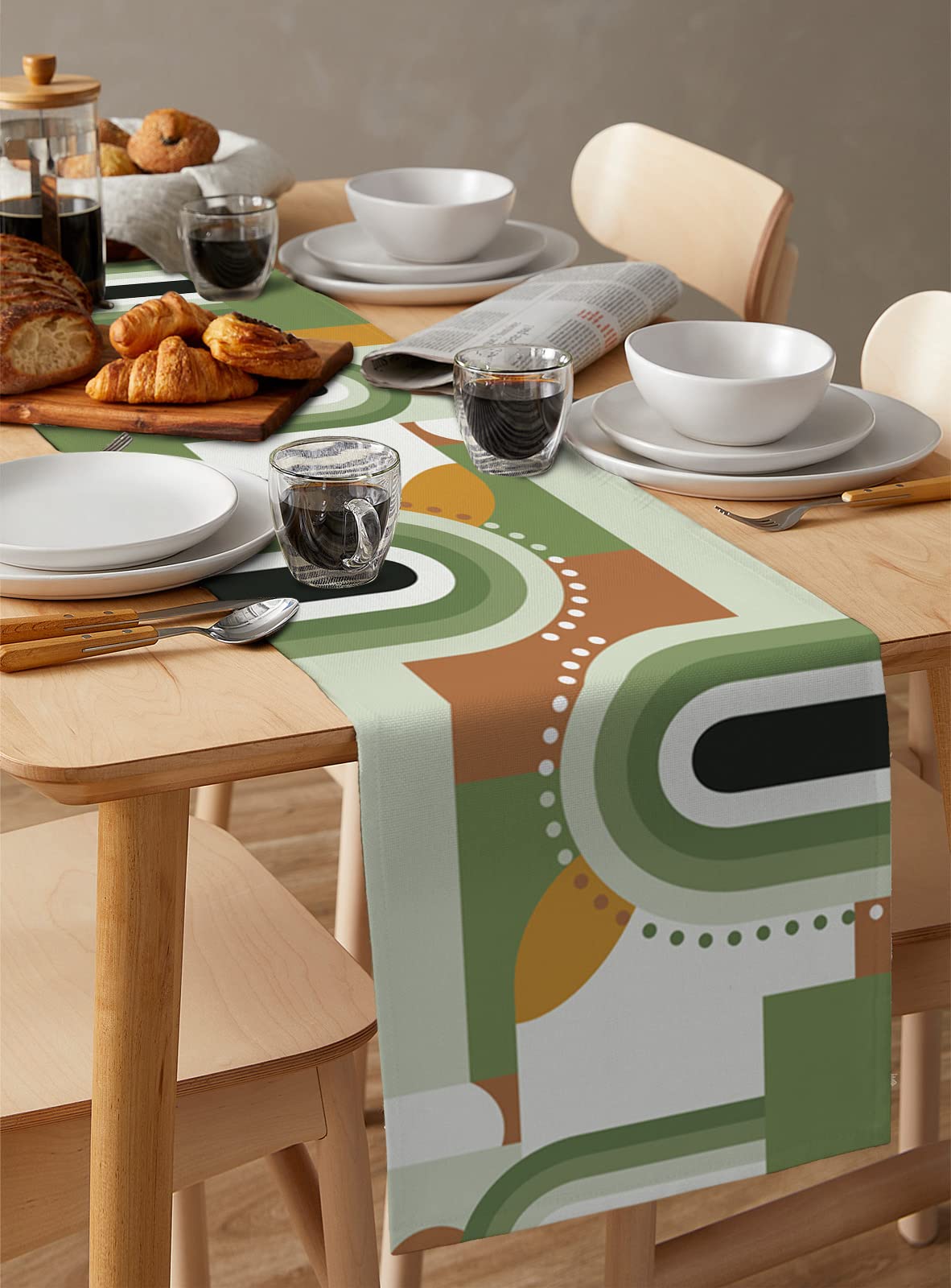 modern dresser scarf Amazon.com: Mid Century Modern Retro Table Runners Dresser Scarves,Non-Slip  Rectangular Tabletop Runner Abstract Boho Art Dining Tables Dress Scarf for  Kitchen Decor 13x70in : Home & Kitchen