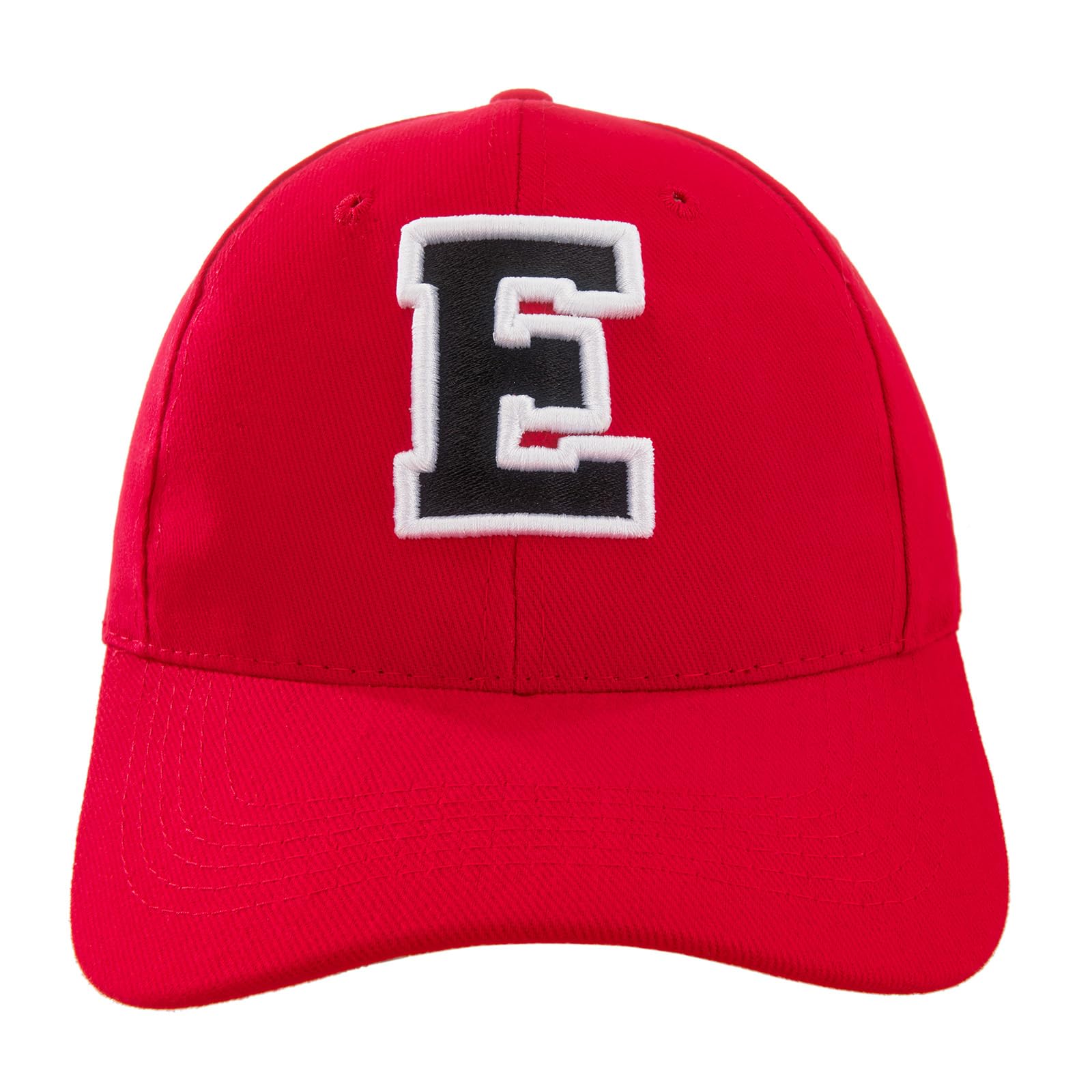 4Sold E Kids Casual Cotton Baseball Cap Alphabet A-Z Red Caps Black Letter Snap Back Hat Hats Snapback