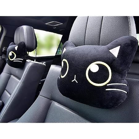新規購入 猫柄 ヘッドレスト用 車グッズ 面白グッズ 車用クッション 車用枕 送料無料 Globalayucare In