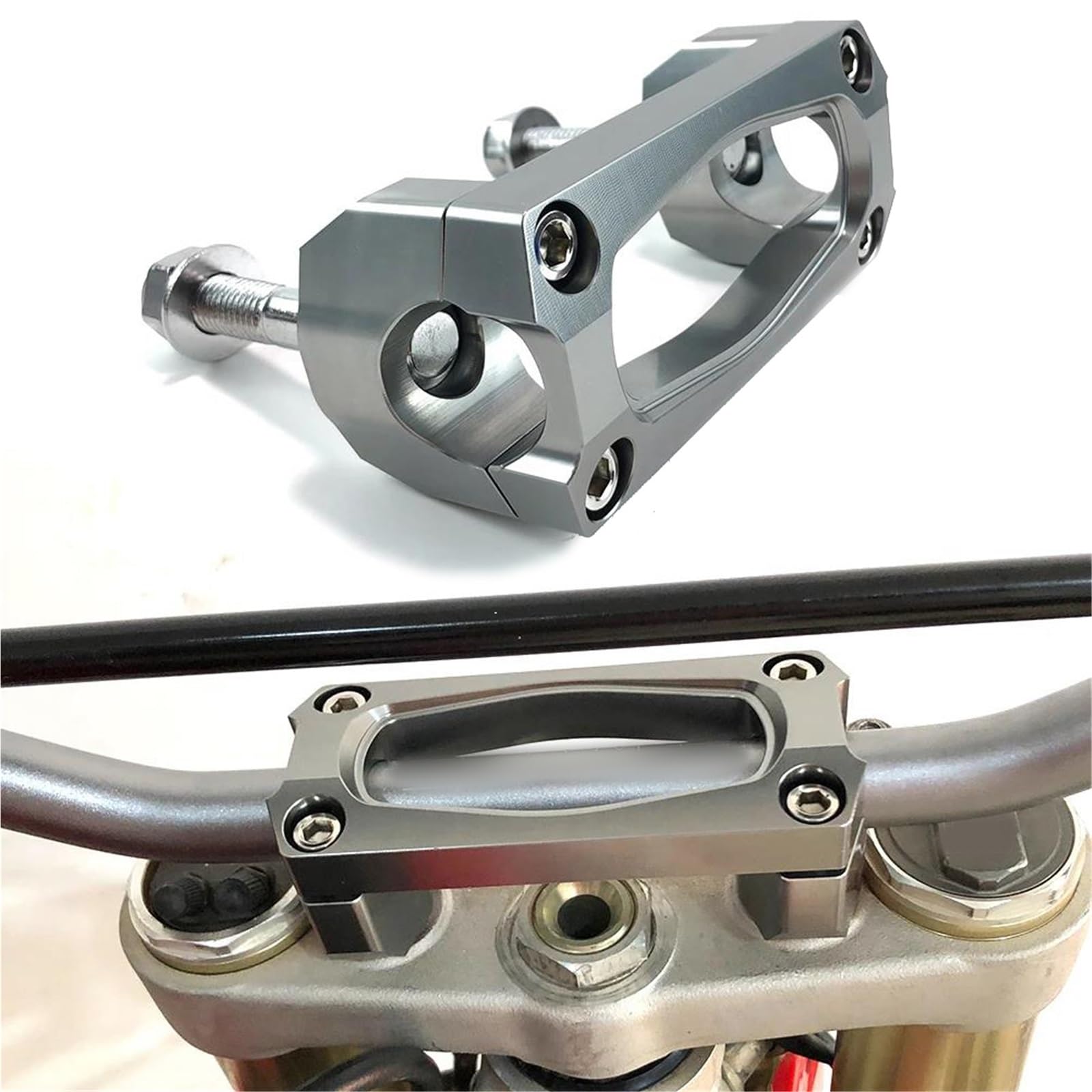 Presse-étoupe intégré pince guidon aluminium 22/28mm Yamaha YZ250FX