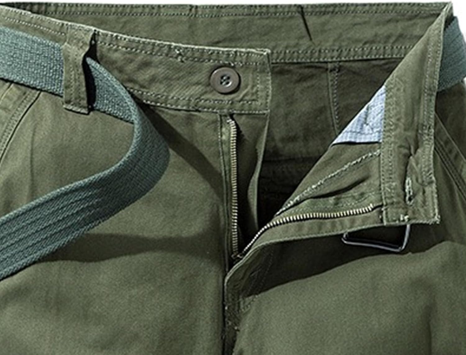 DGHM-JLMY Men 2Pack Casual Loose Fit Military Shorts Straight Leg Cotton Work Cargo Shorts Fashion Multi-Pocket Outdoor Short