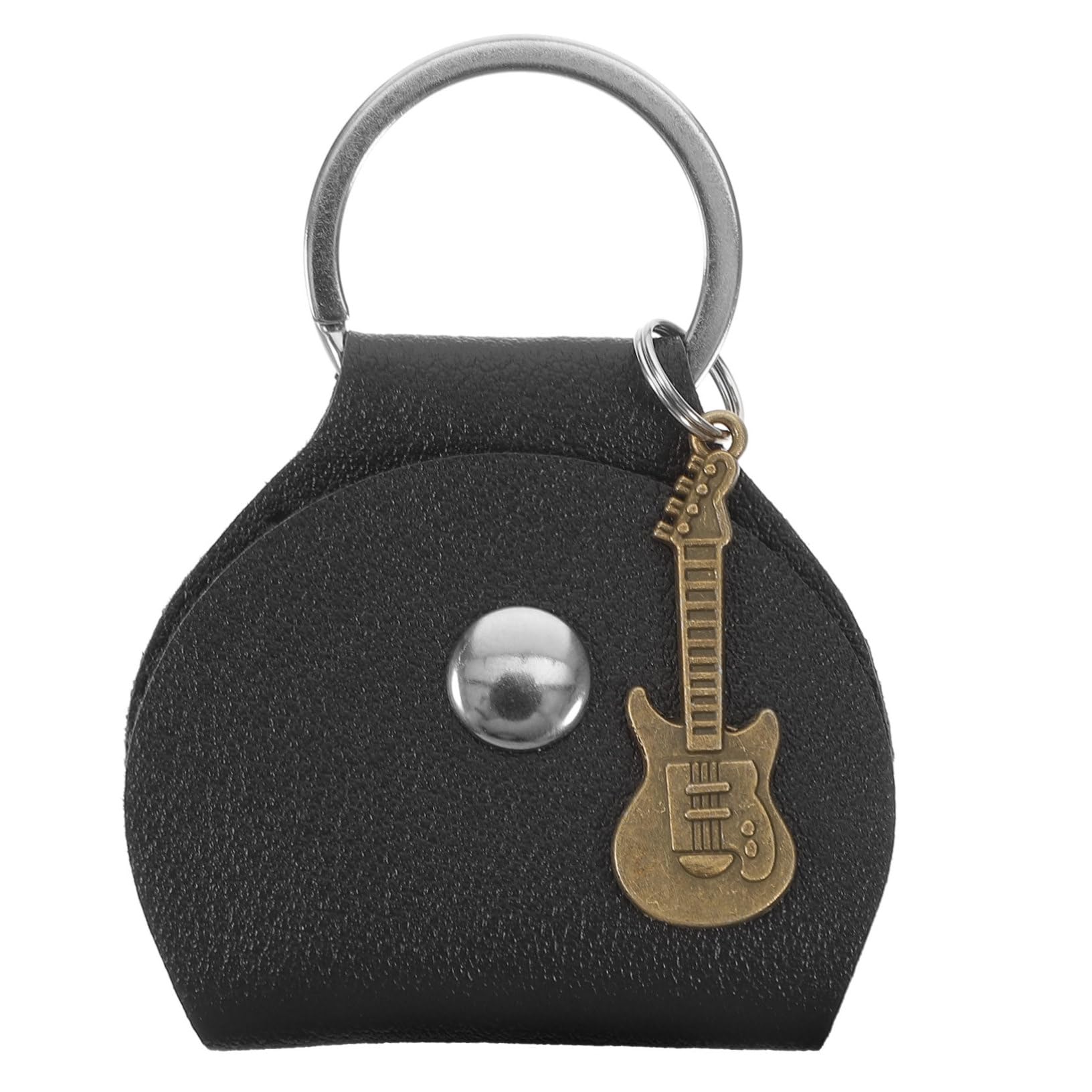 FUNOMOCYA Guitar Picks Keychain Holder Compact Guitar Pick Organizer Storage Bag for Easy Access present for Musicians and