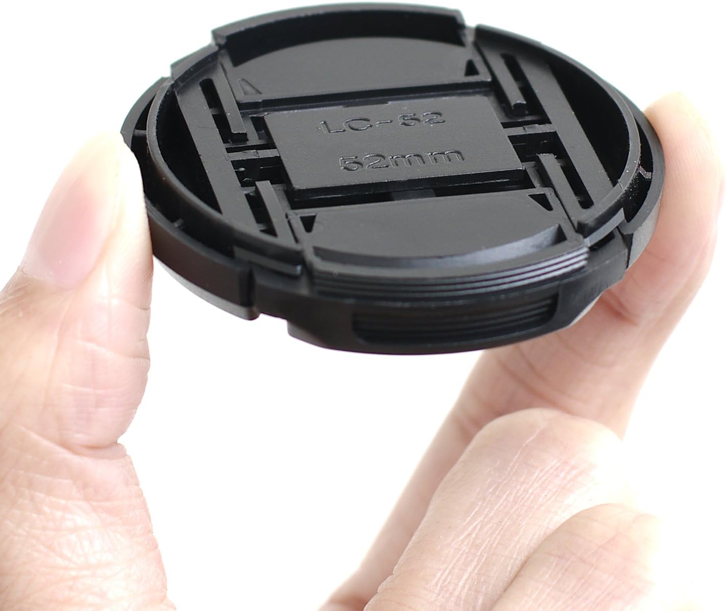 IMZ Lens Cap Bundle - 4 x 52MM Front Lens Filter Snap On Pinch Cap Protector Cover for DSLR SLR Camera Lens 52x4