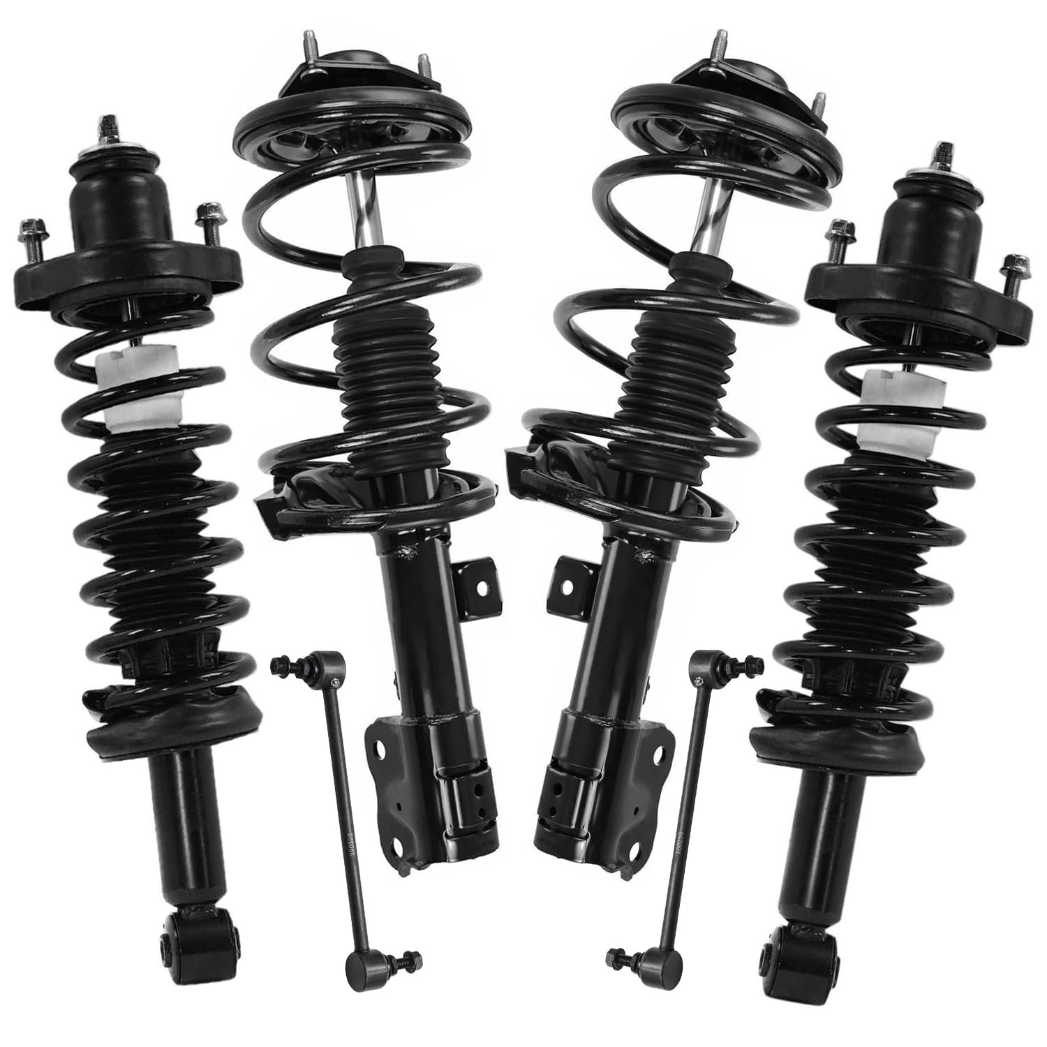 Detroit Axle - 6pc Struts Sway Bar Links for 2008-2010 Mitsubishi Lancer