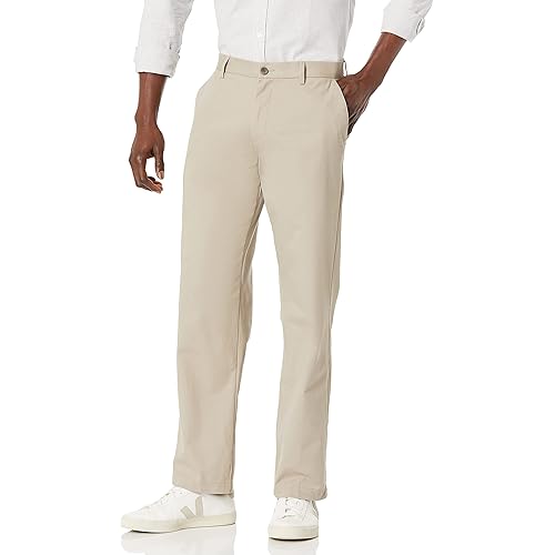 Amazon Essentials Men's Classic-Fit Wrinkle-Resistant Flat-Front Chino Pant (Available in Big & Tall)