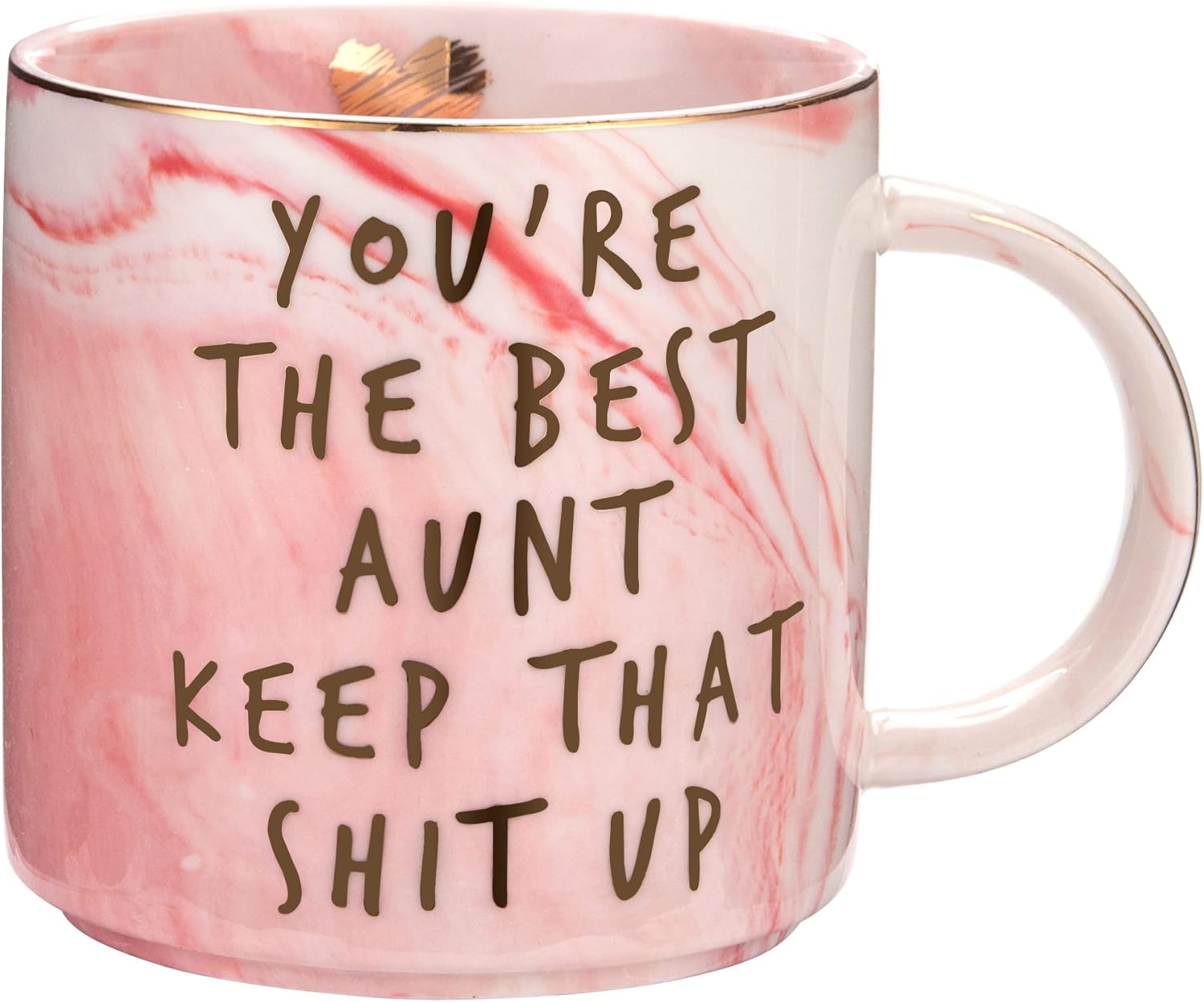 Hendson Aunt Gifts from Niece, Nephew - You're The Best Aunt Keep That S Up - Funny Gift for Auntie - BAE Best Auntie Ever Gifts for Birthday - Great Favorite Aunty Mug, Ceramic Coffee Cup