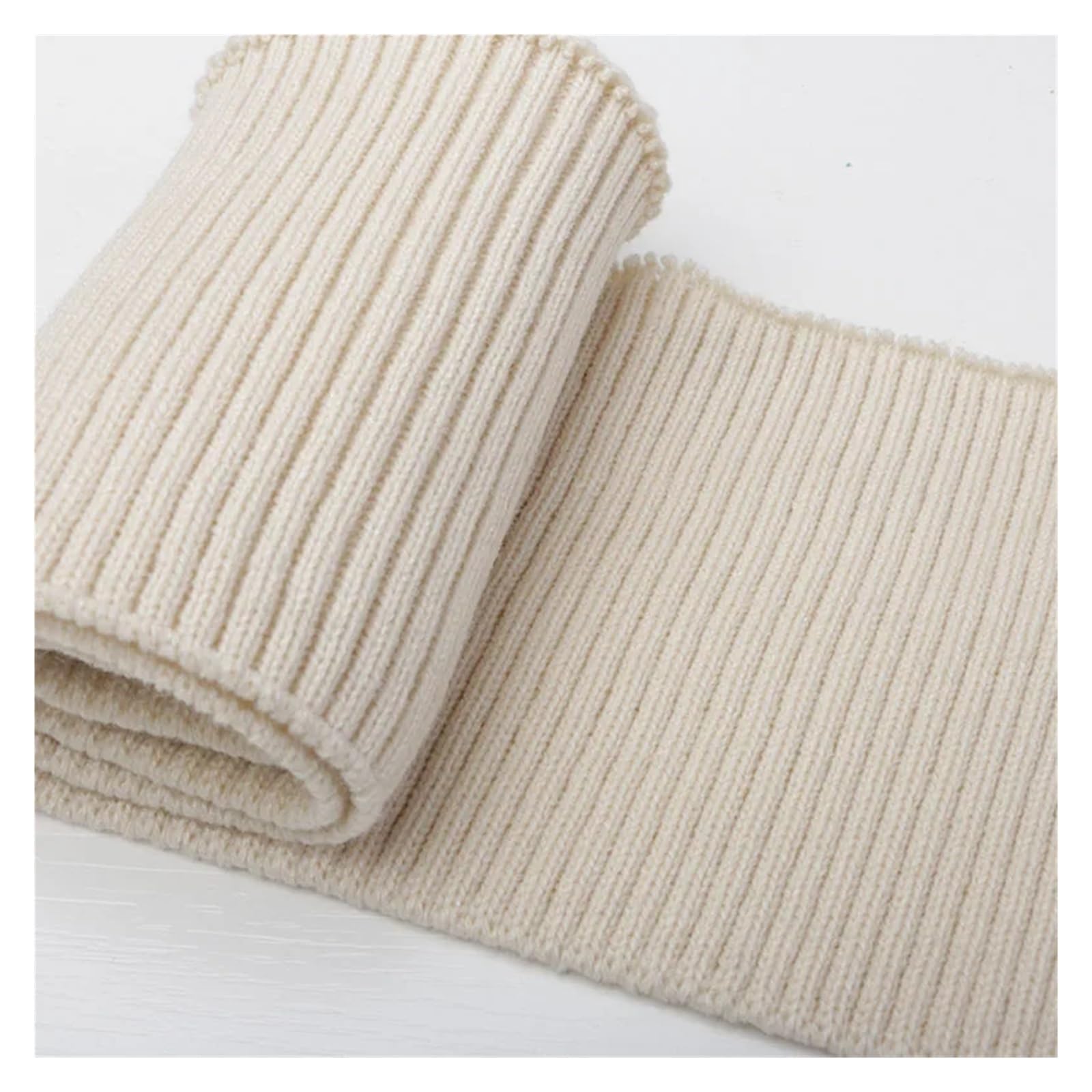 Polsini Elastici A Costine 12 cm Maglia sottile e morbida in lana elasticizzata a coste maglione scollo polsini orlo allungabile Accessori di abbigliamento fai-da-te Per Tessuto Da Cucito (Color : Bl