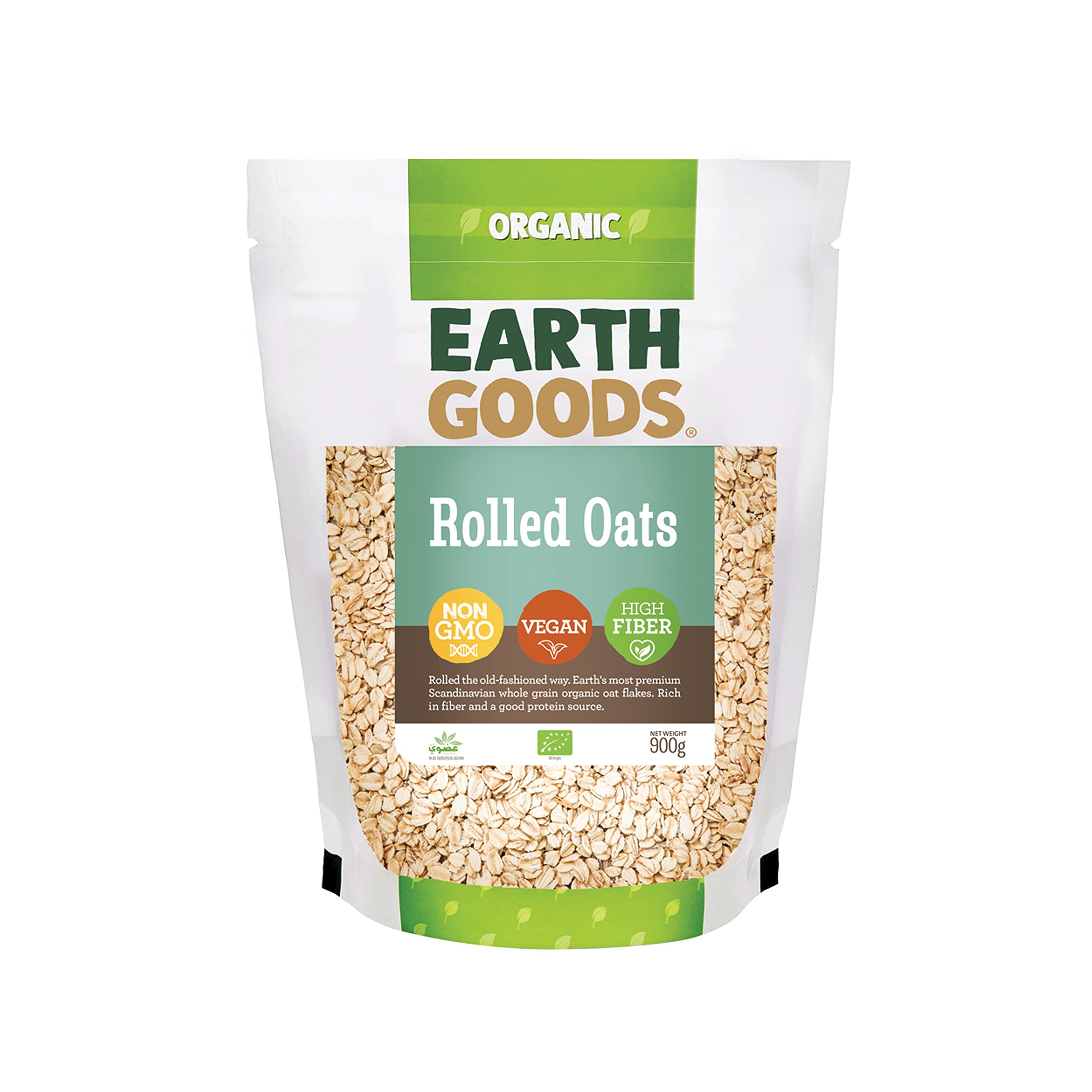Organic Oat Flakes Rolled Oats 900G