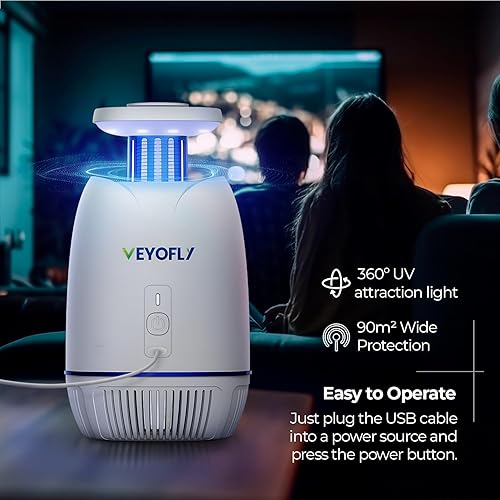 Miniatura 5 de Veyofly Kit de trampa para moscas para interiores, moscas de la fruta, trampas para mosquitos, mosquitos, insectos para interiores (repuesto para