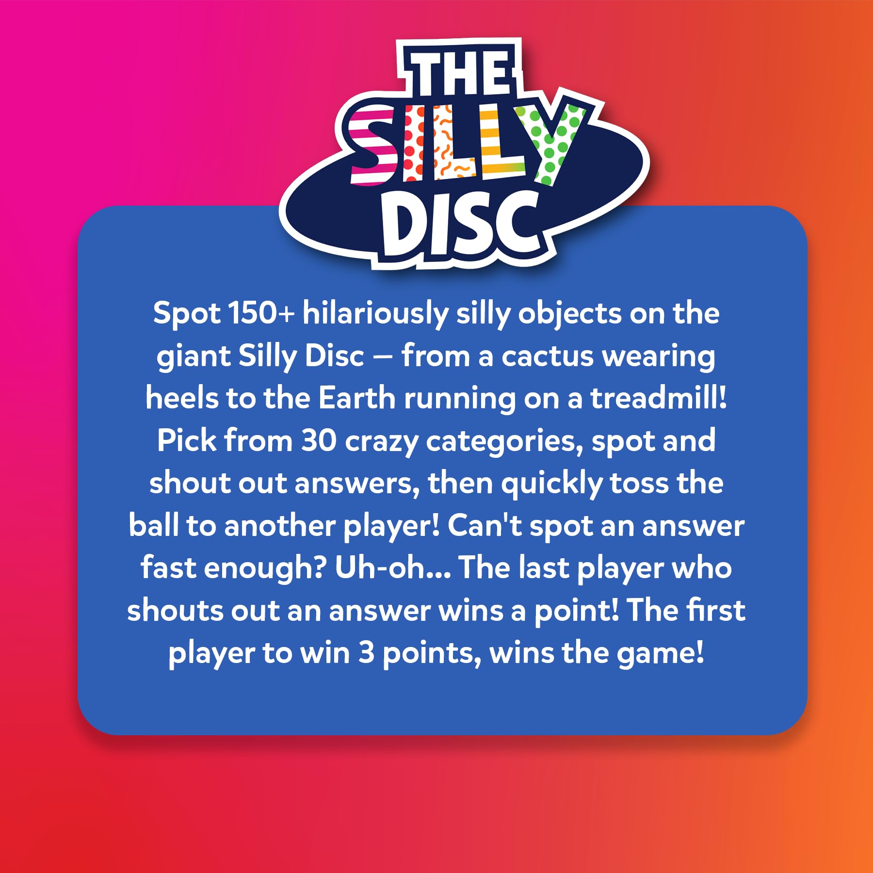 Skillmatics The Silly Disc – Pool Party Game for Kids, Teens & Adults, Funny Spot & Shout Game, Swimming Pool Toy, Outdoor Family Activity, Summer Game, Hilarious Gift for Ages 8, 9, 10 & Up