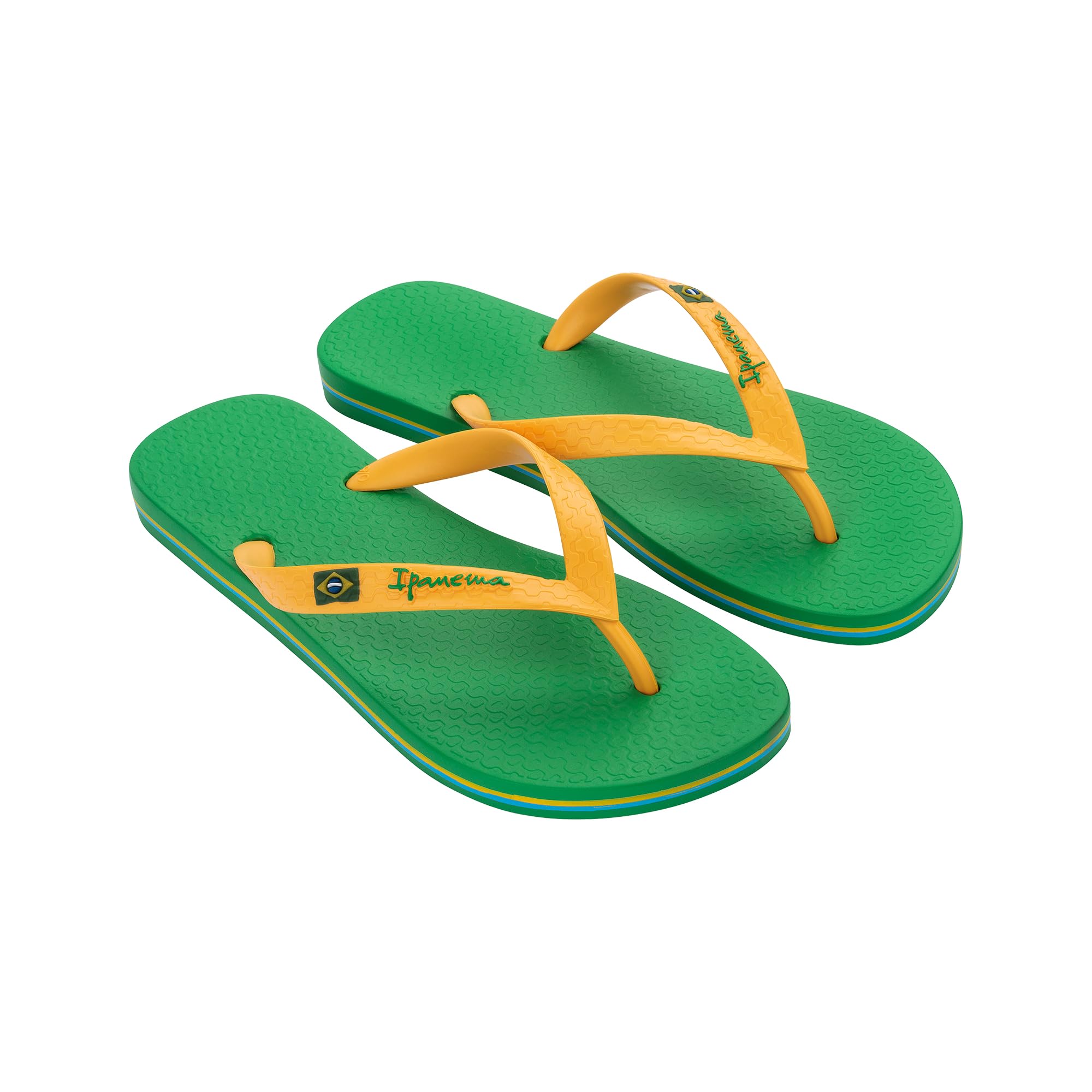 Ipanema CLAS Brasil II Ad Men's Flip Flops, Green yellow, 11 UK