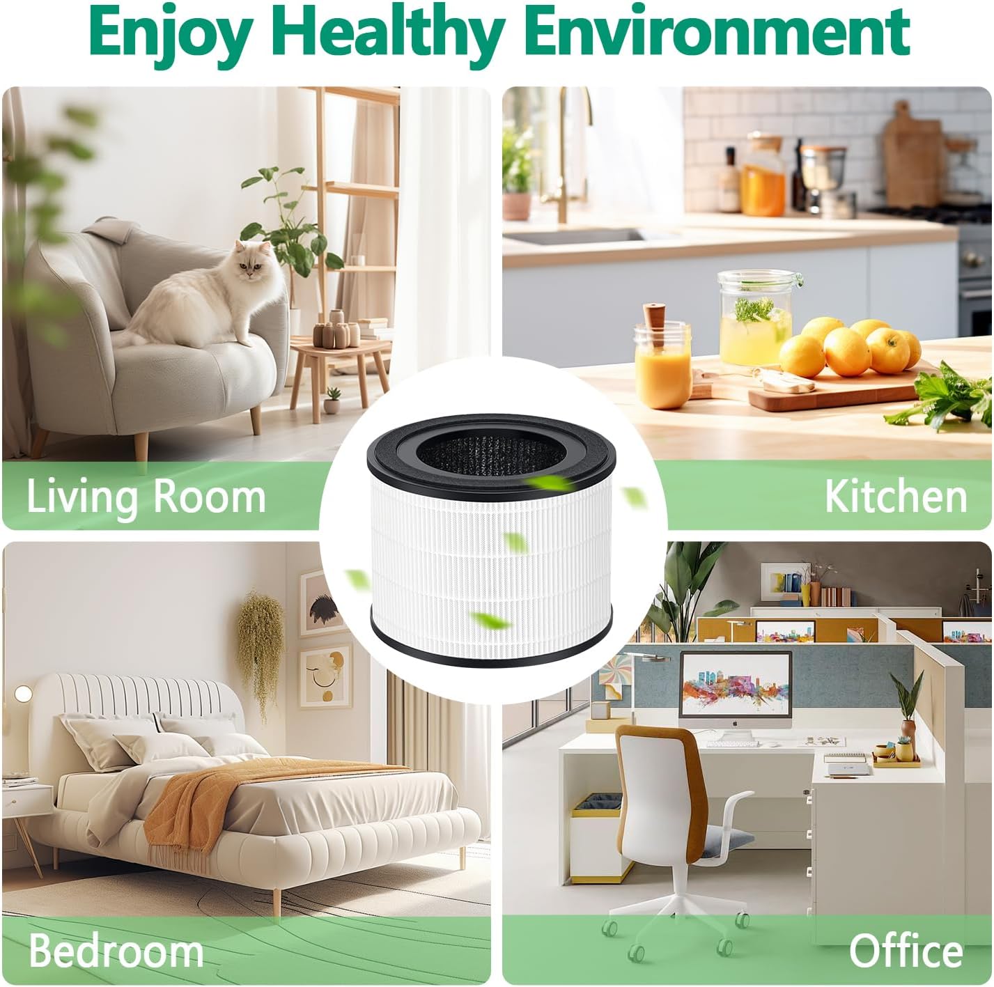 AP-S0610L Filter Replacement, Compatible with AP-S0610L Air Purifier, 3-Stage Filtration System, 3-in-1 H13 Filter and Activated Carbon Filter, 2 Pack - Image 5